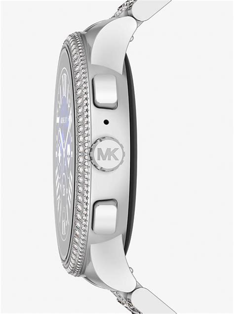 michael kors connectee|Gen 6 Camille Pavé Silver.